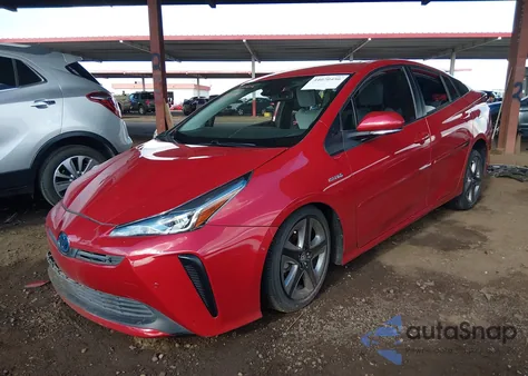2021 Toyota Prius Xle z USA, uszkodzony, nr VIN JTDKAMFU2M3127148